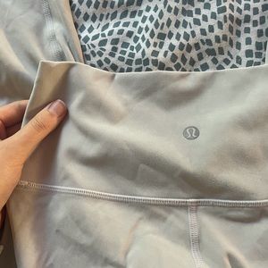 White Align Lululemon Yoga Tight